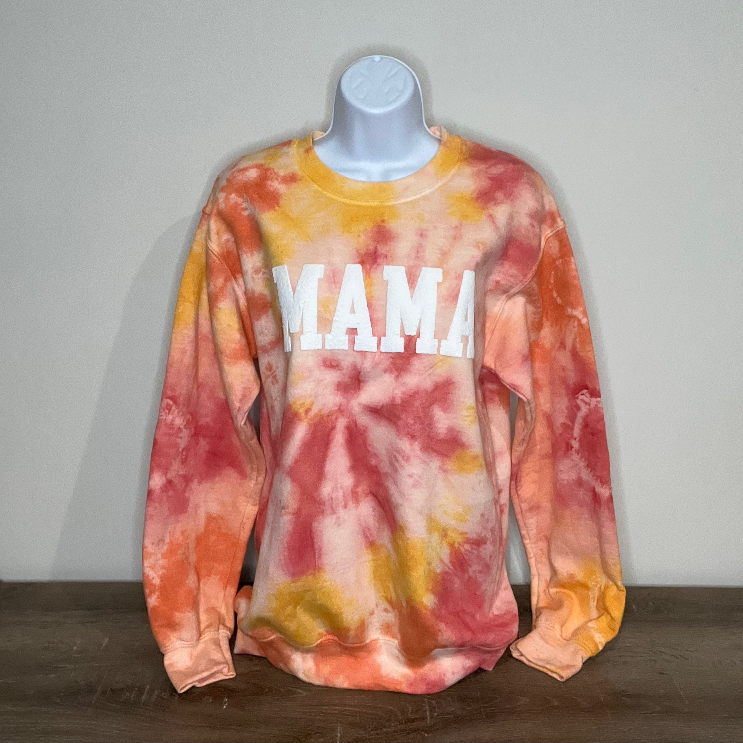 Mama tie dye sweatshirt outlet